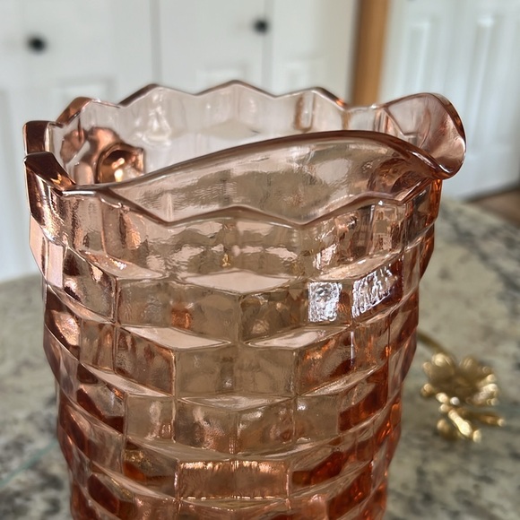 Vintage Cubist Whitehall Indiana Glass Pitcher Jug - Picture 8 of 8